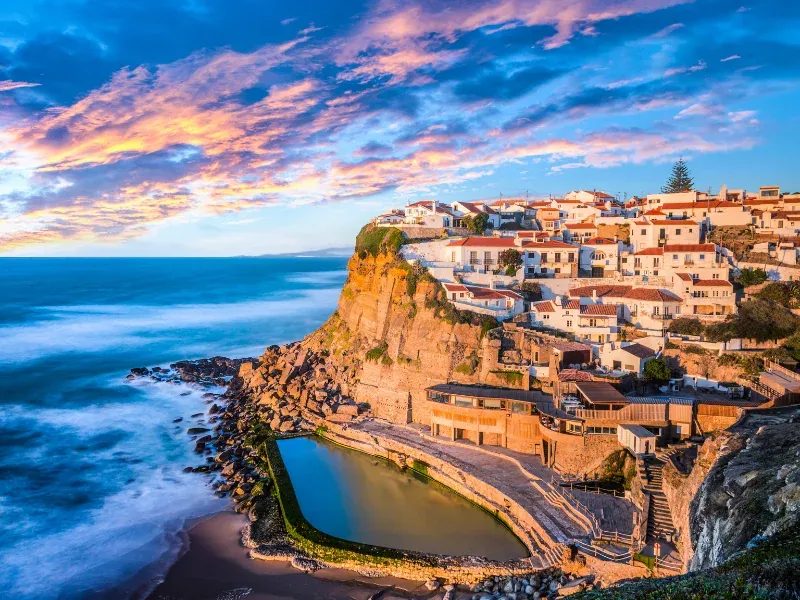 Azenhas do Mar, a cliffside village near Villa Rio Seco in Sintra